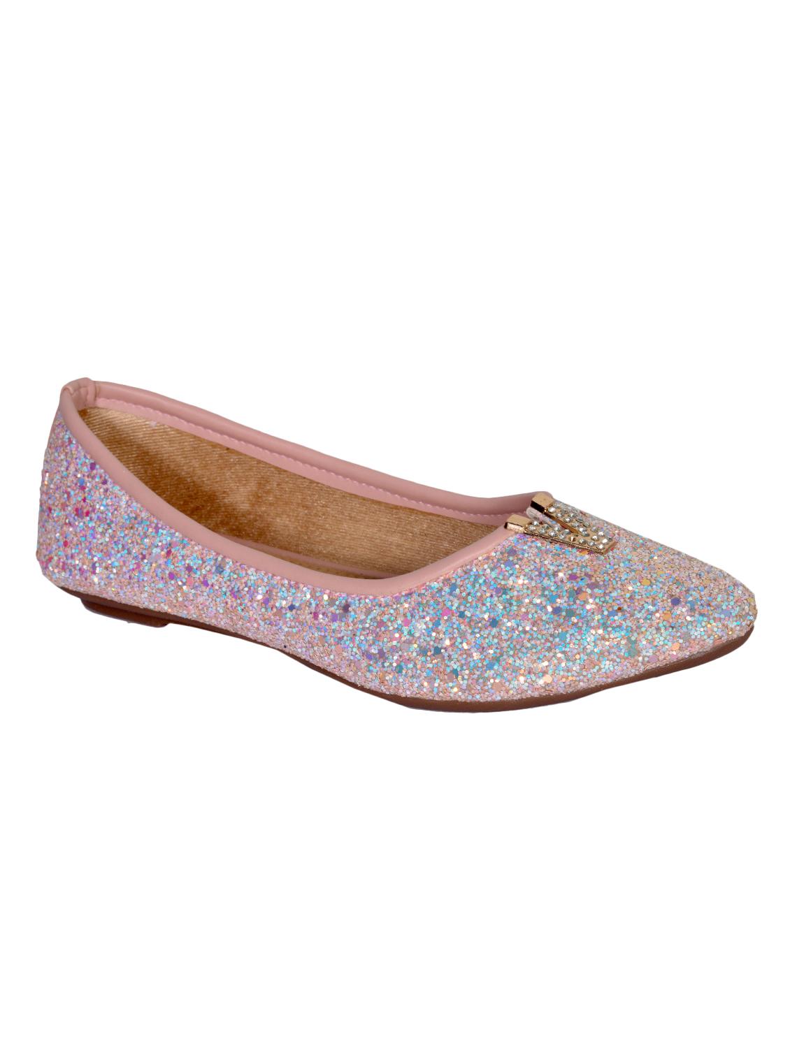 pink pu slip on ballerina - 15339295 -  Zoom Image - 0