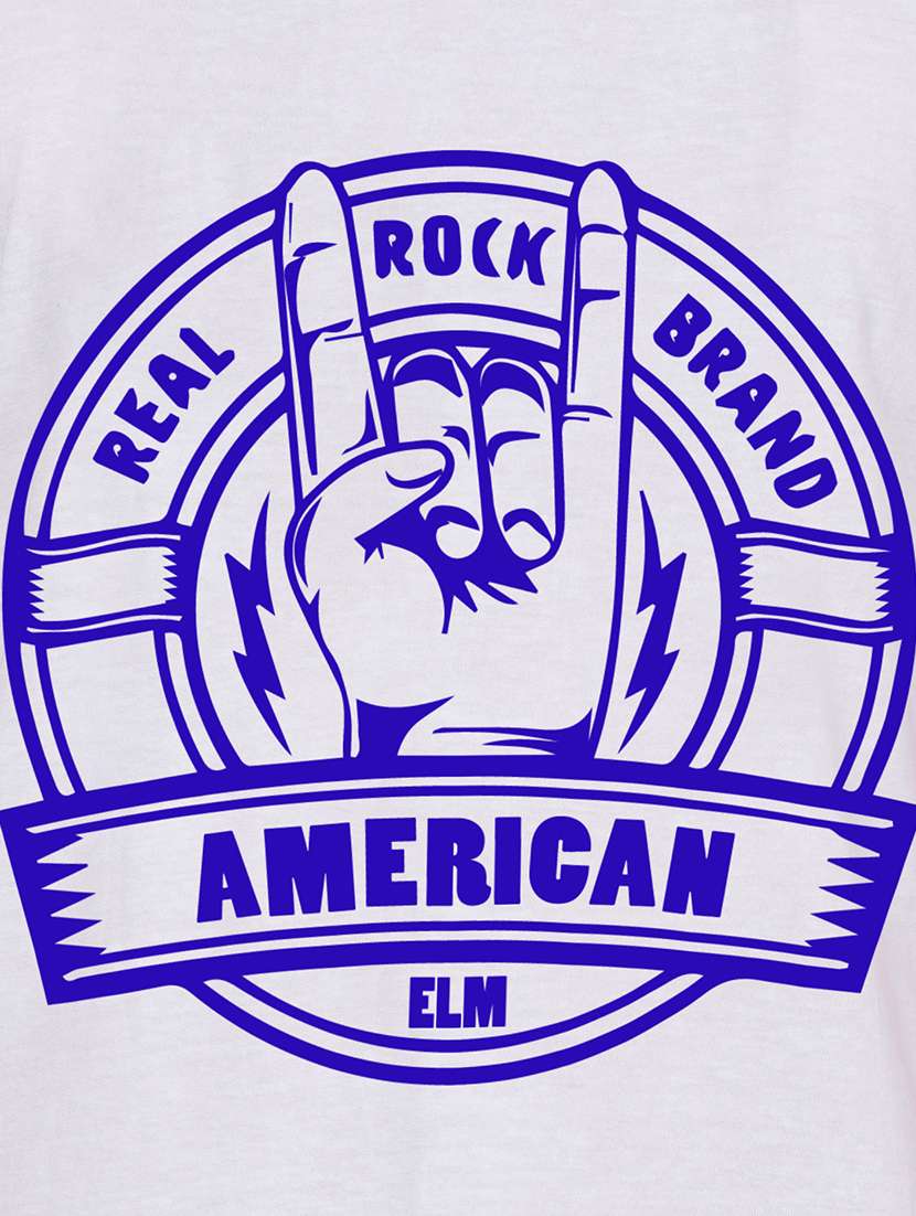 white cotton chest print tshirt - 15340676 -  Standard Image - 3