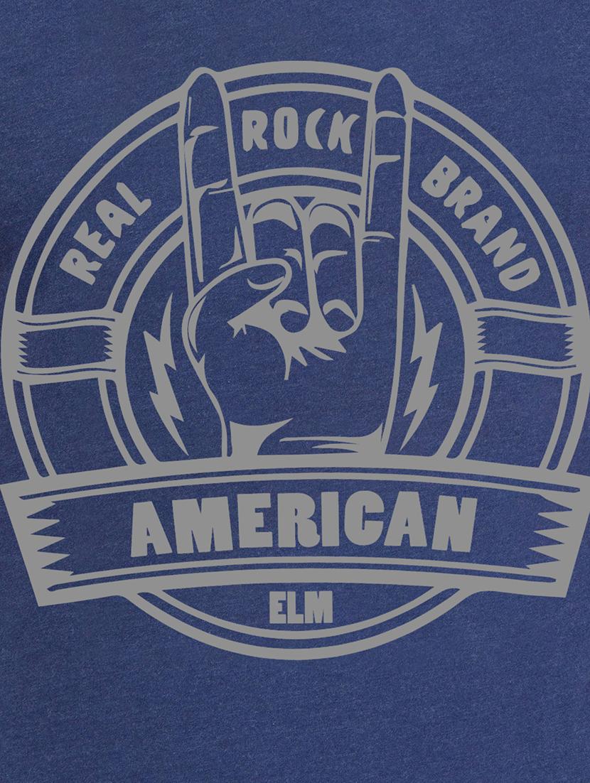 blue cotton chest print tshirt - 15340692 - Standard Image - 3