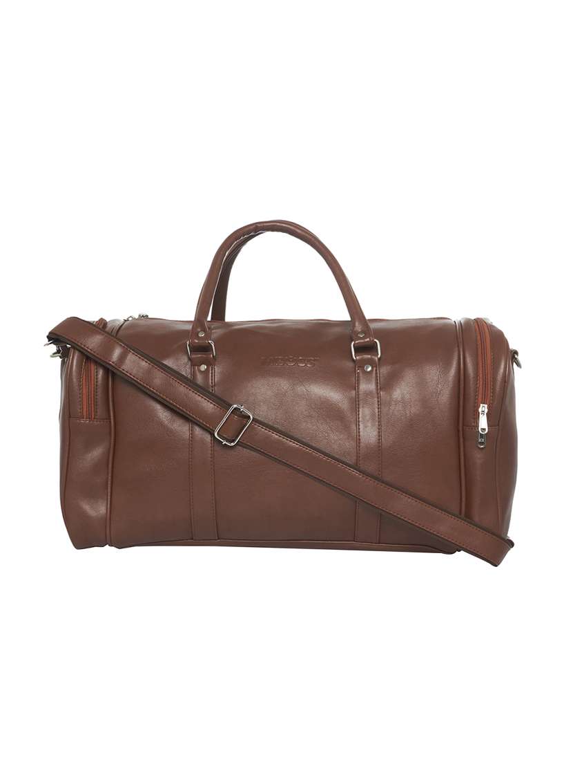 multi colored leatherette (pu) dufflebag