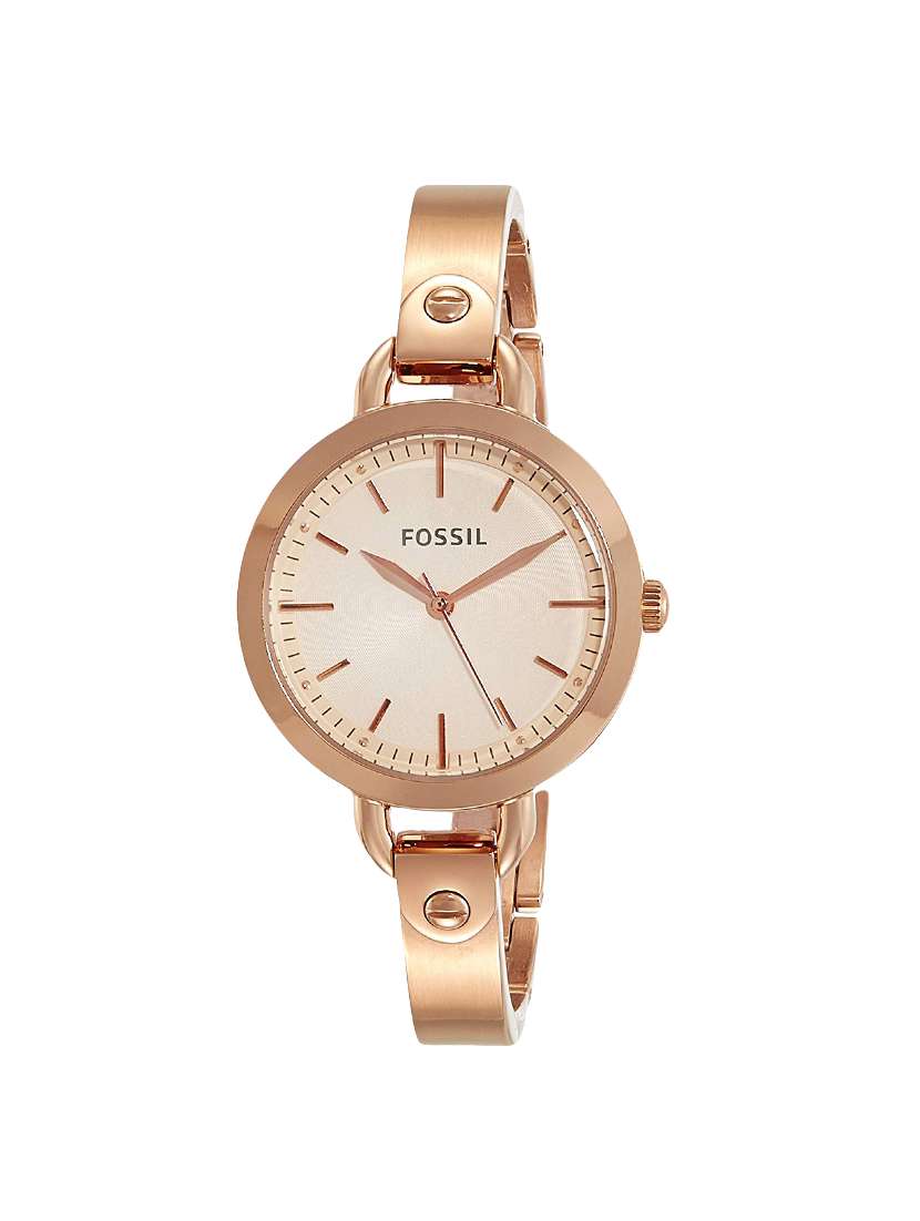 Buy online Fossil Analog Rose Gold Dial Womens Watch-bq3026 from