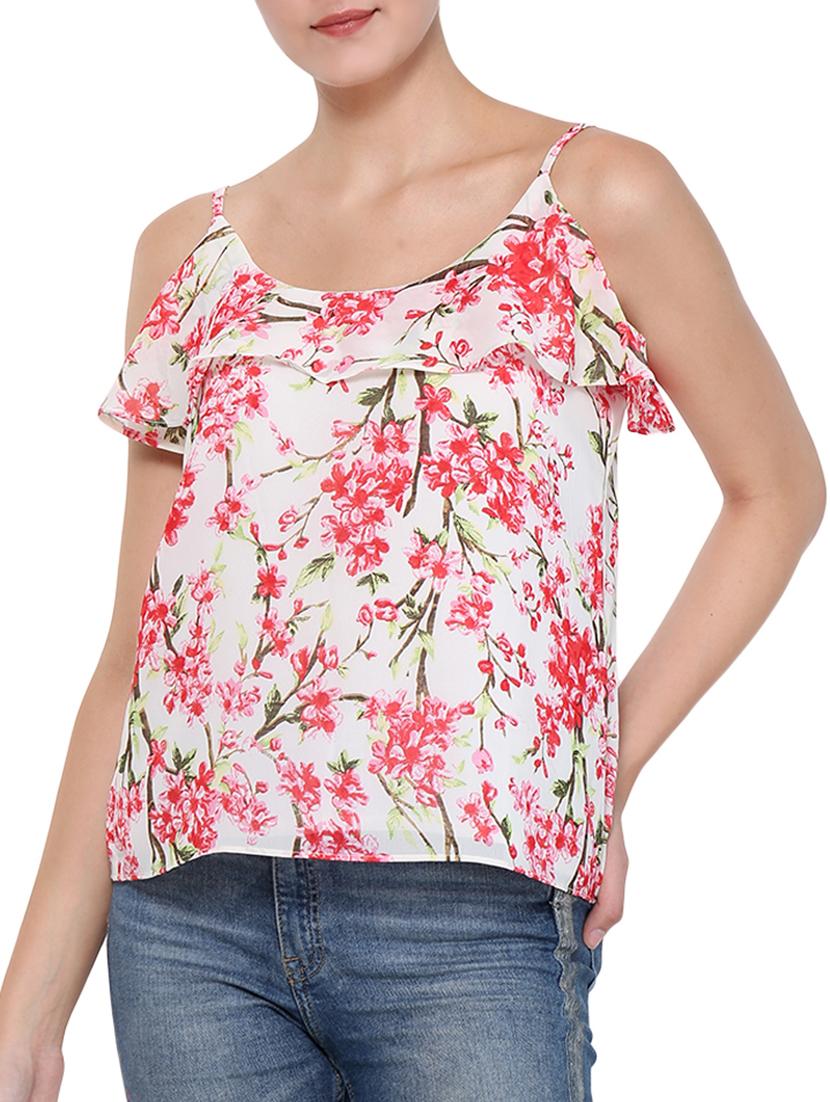women's straight shoulder strap top - 15350485 -  Zoom Image - 0