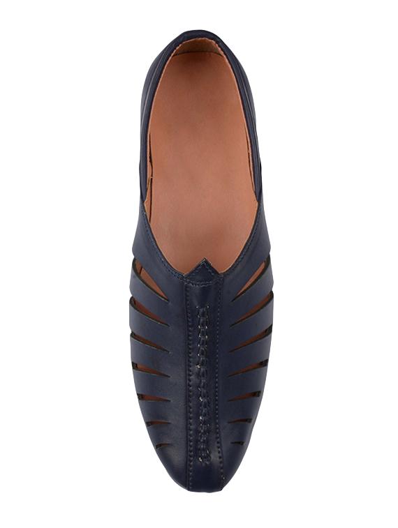 blue leatherette slip on juti - 15351305 - Standard Image - 3