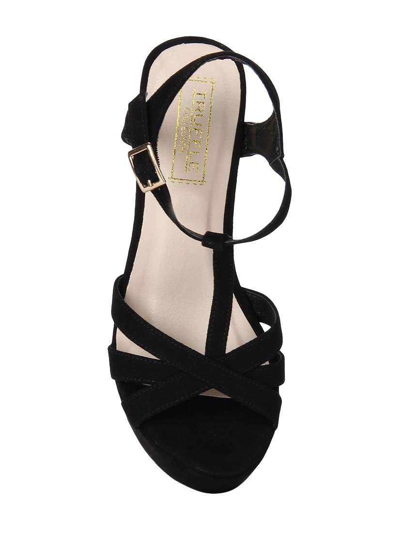 black ankle strap wedges - 15354113 -  Standard Image - 3