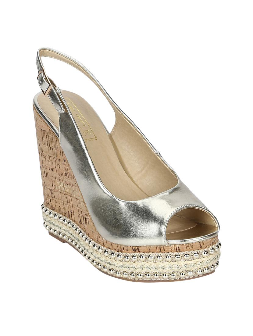 silver back strap wedges - 15354128 - Zoom Image - 0