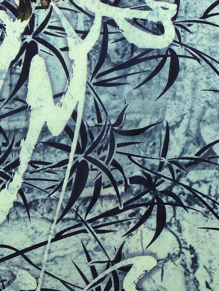 abstract printed saree with blouse - 15354212 -  Standard Image - 3