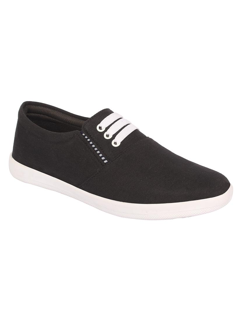 black canvas casual slip on - 15361018 - Zoom Image - 0