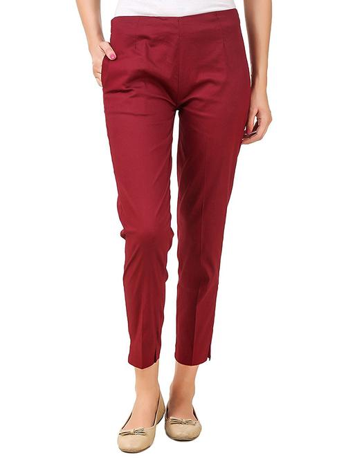 flat front solid trouser - 15361653 -  Standard Image - 0