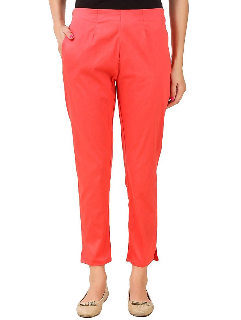 flat front solid trouser - 15361654 -  Zoom Image - 0