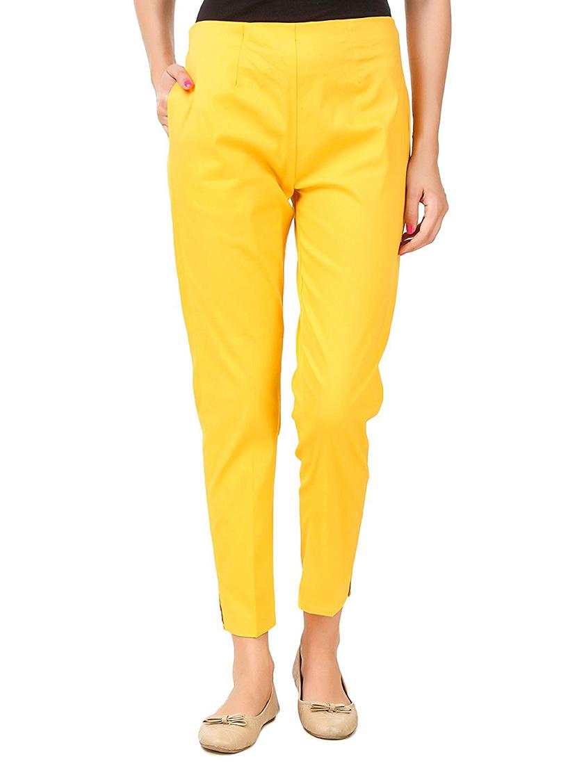 flat front solid trouser - 15361658 - Zoom Image - 0