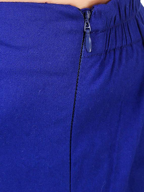 flat front solid trouser - 15361660 - Standard Image - 3
