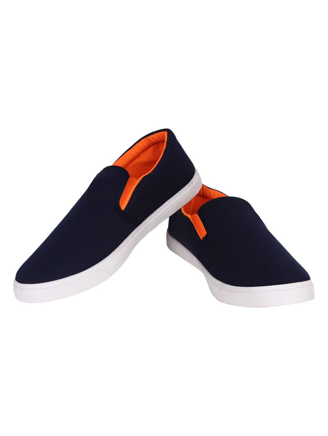 blue canvas casual slip ons - 15363025 -  Standard Image - 3