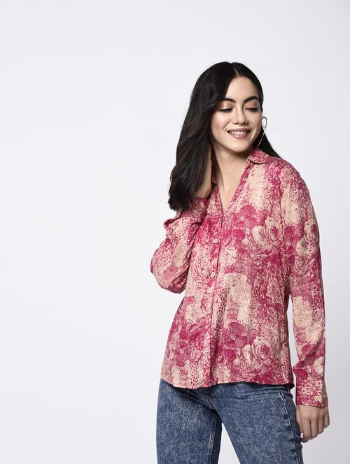 abstract print shirt - 15384540 -  Standard Image - 0