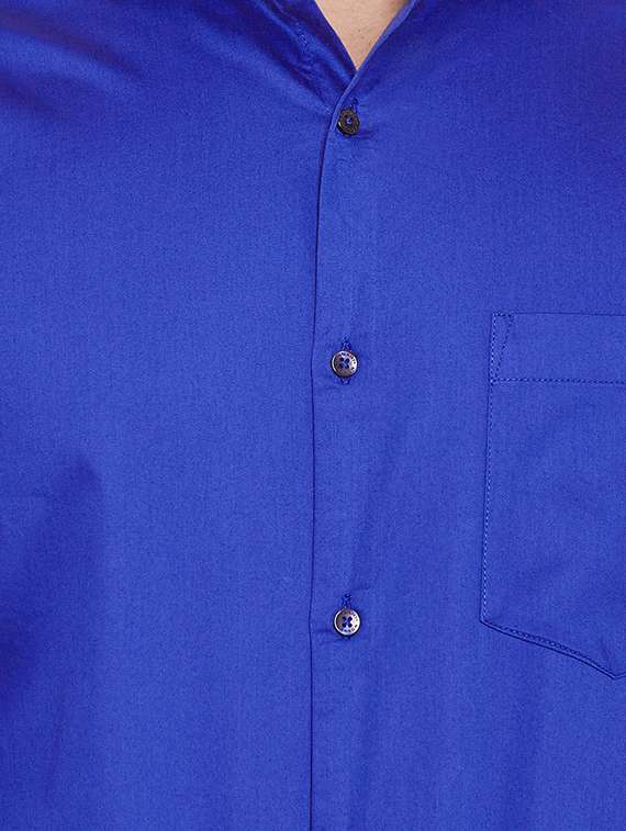 blue cotton casual shirt - 15386672 -  Standard Image - 3