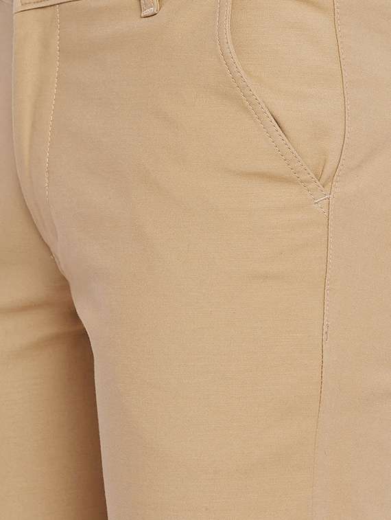 beige cotton chinos - 15386731 -  Standard Image - 3