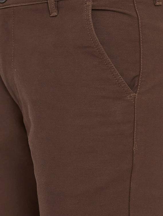 brown cotton chinos - 15386733 -  Standard Image - 3