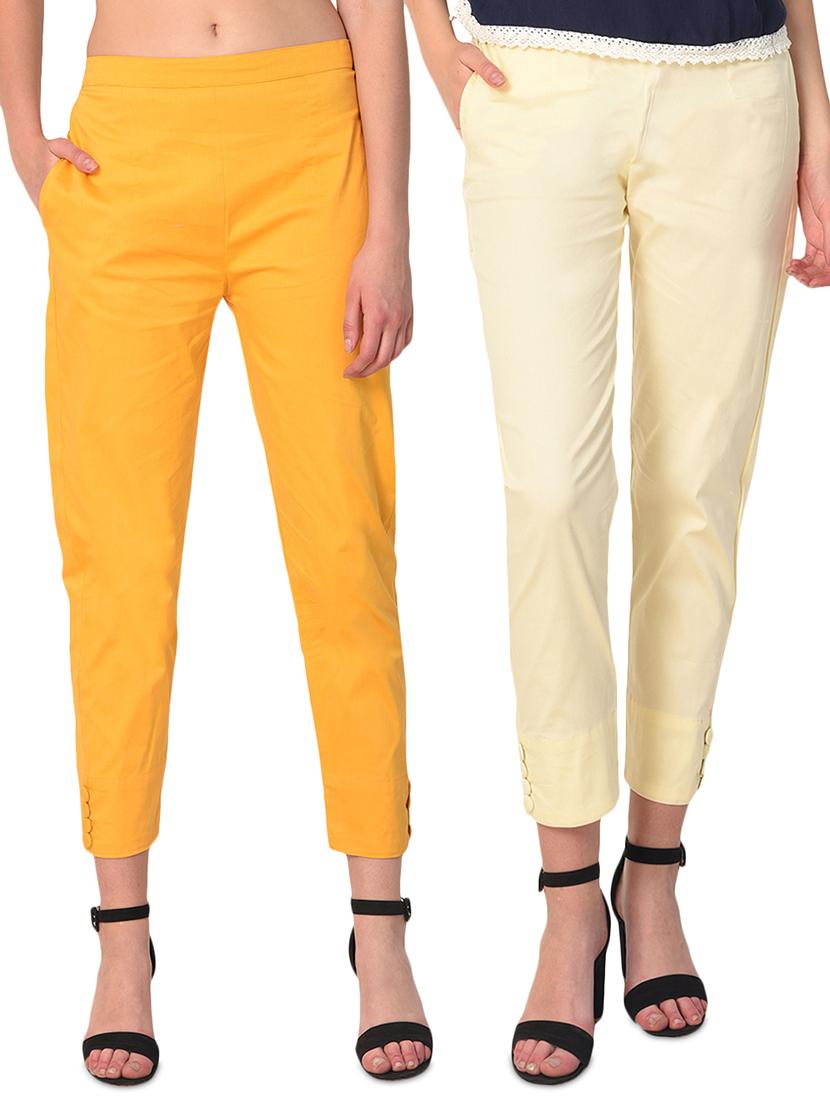 set of 2 flat front cigarette pants - 15392631 - Zoom Image - 0