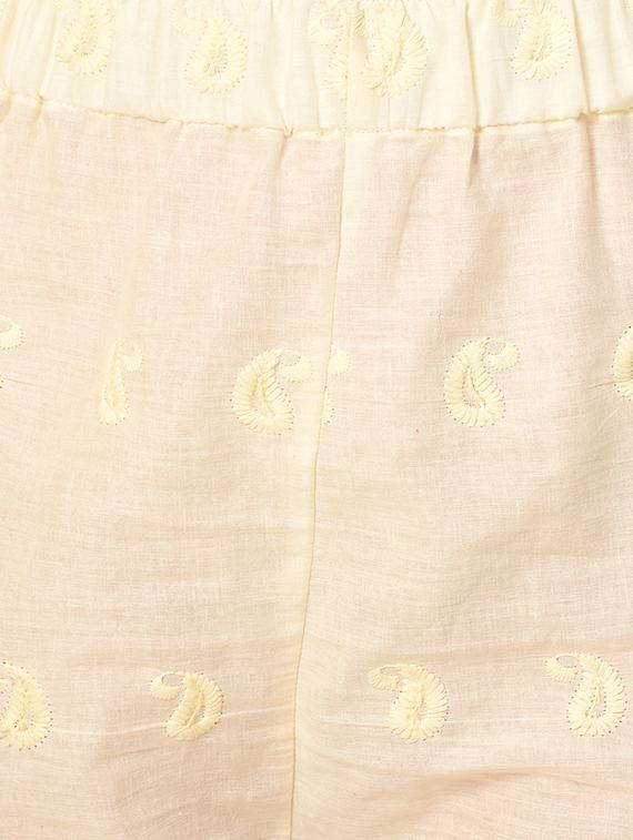 embroidered combo staright pant - 15392928 - Standard Image - 8