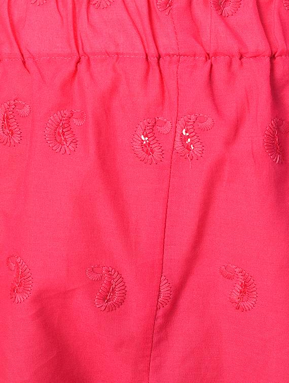 embroidered combo staright pant - 15392932 - Standard Image - 8
