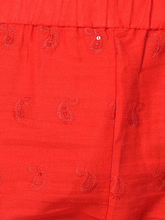 embroidered combo staright pant - 15392935 - Standard Image - 8