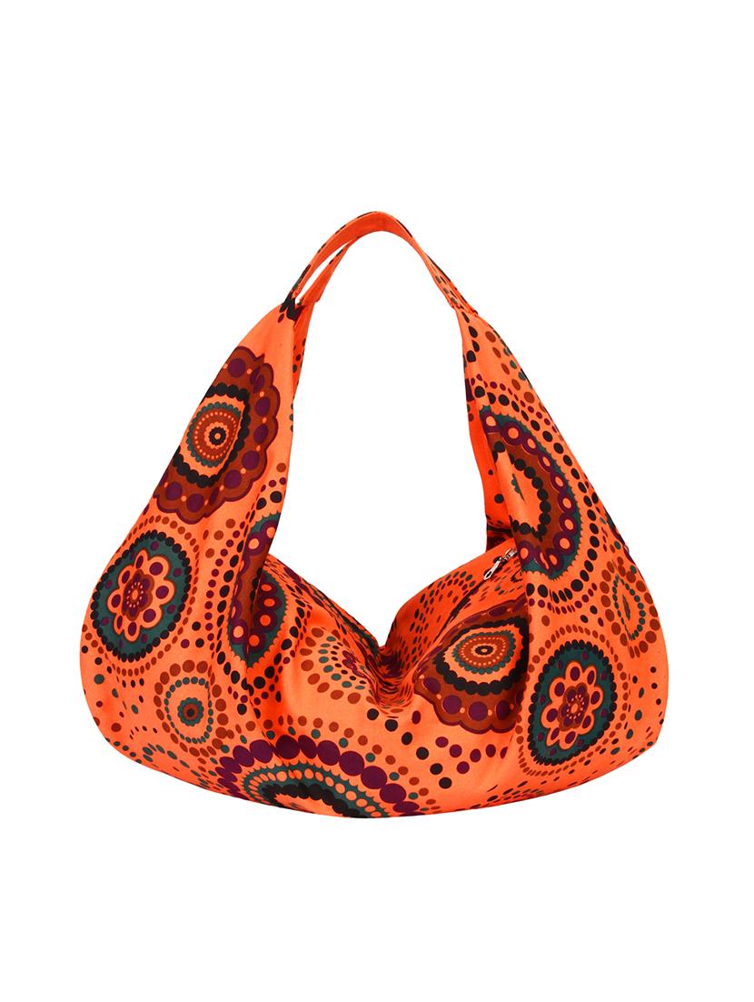 orange canvas hobo tote - 15399357 -  Zoom Image - 0