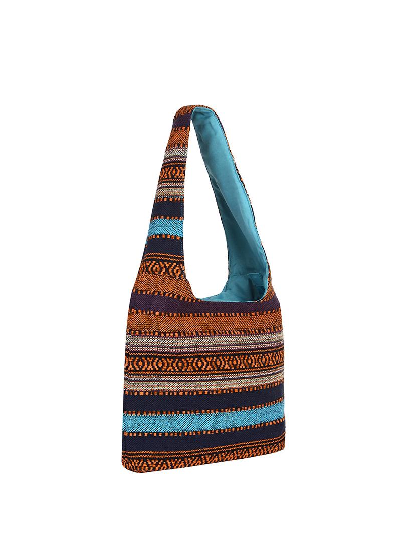 multi colored jute handbag - 15399360 - Standard Image - 3