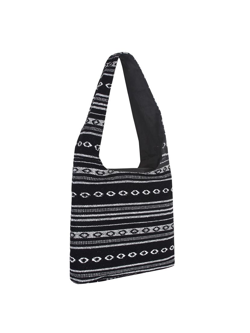 black canvas handbag - 15399361 - Standard Image - 3