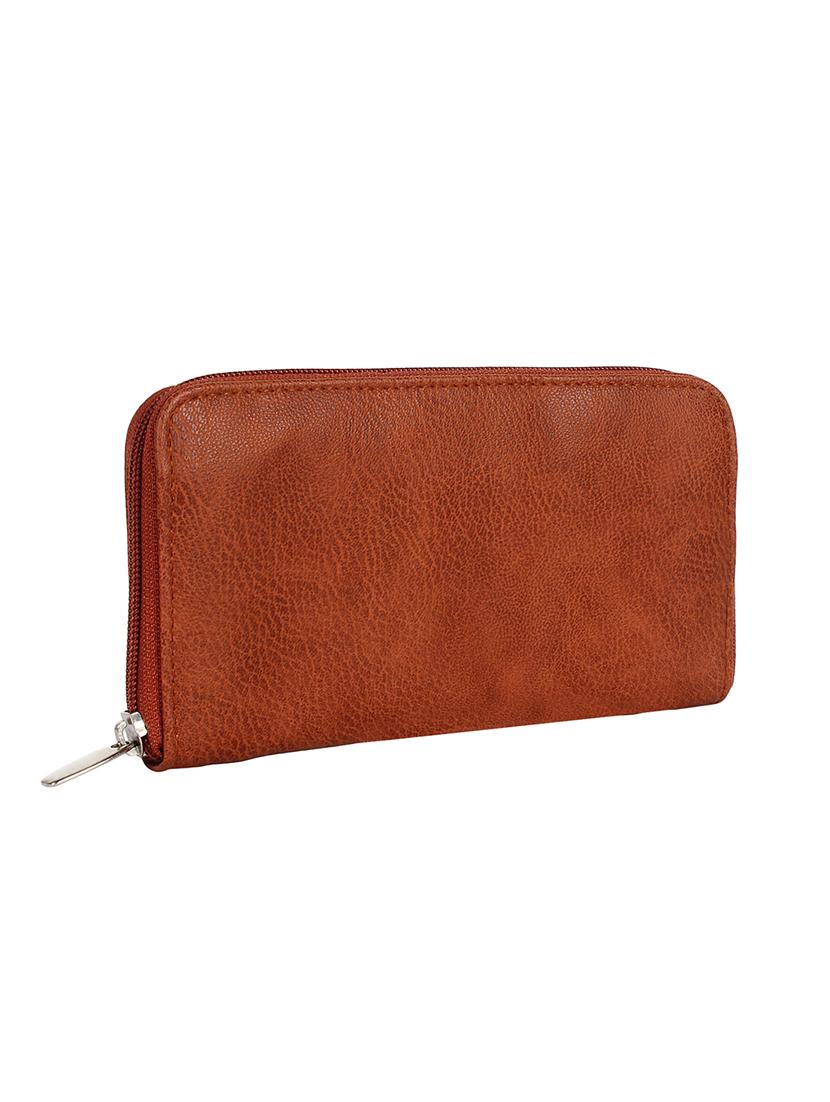 brown leatherette (pu wallet - 15399363 - Standard Image - 3