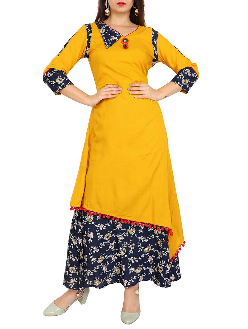 limeroad layered kurtis