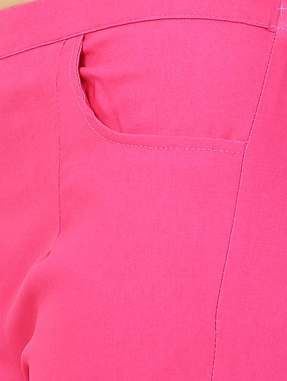 slim fit cigarette pants trousers - 15410917 - Standard Image - 3