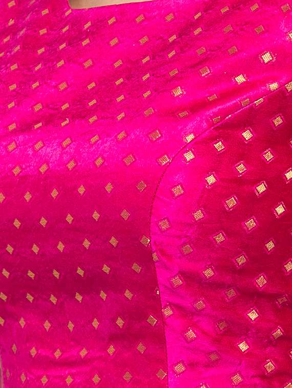 Zari Jacquard Blouse