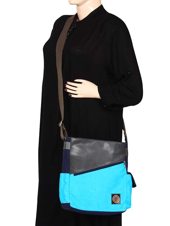green canvas sling bag - 15421011 -  Standard Image - 5