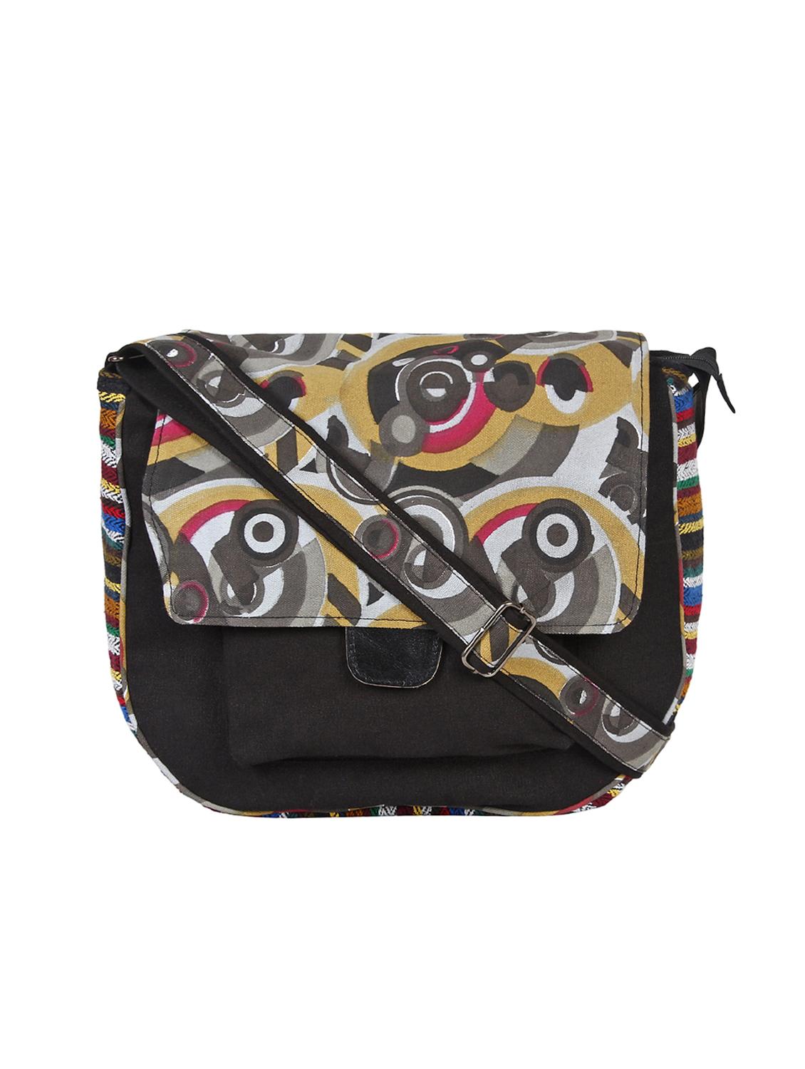 black canvas sling bag - 15421030 -  Zoom Image - 0