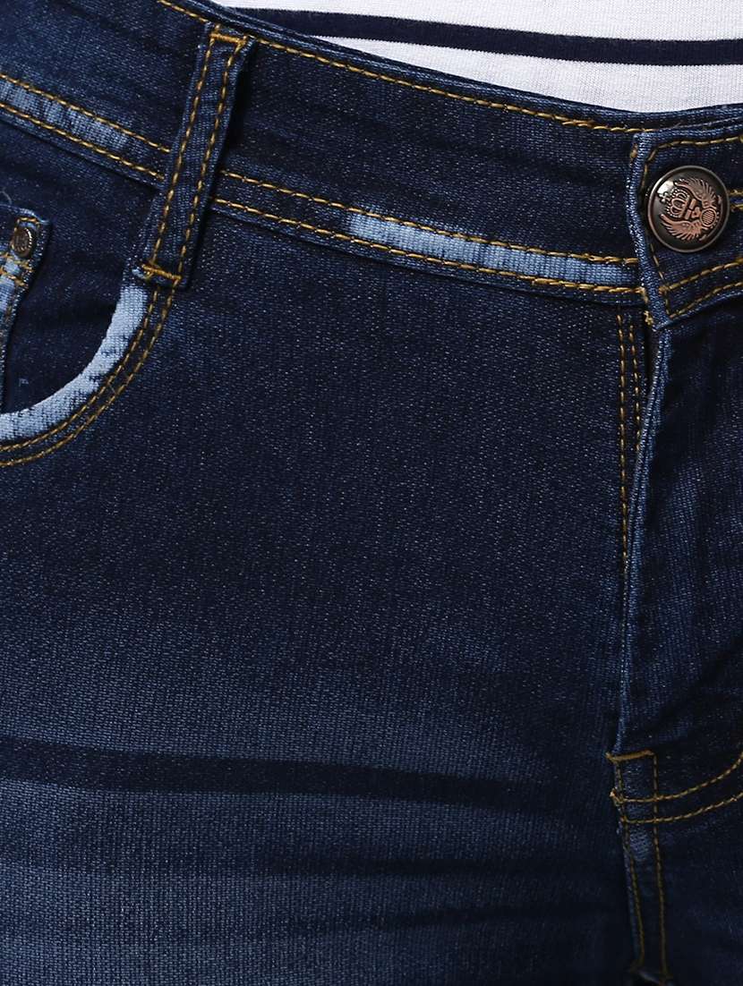 mens slim fit plain jeans - 15428381 - Standard Image - 3