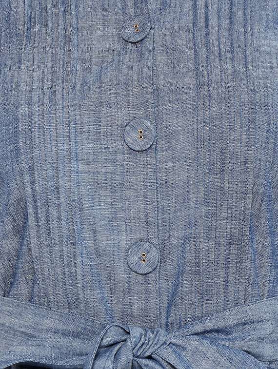 button down belted dress - 15429541 -  Standard Image - 3