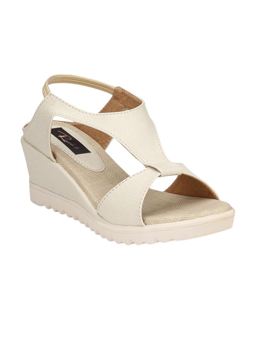 nude back strap wedges - 15431766 -  Zoom Image - 0
