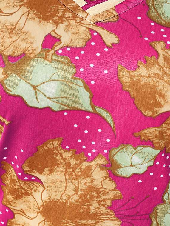 floral nightwear gown - 15436798 - Standard Image - 3