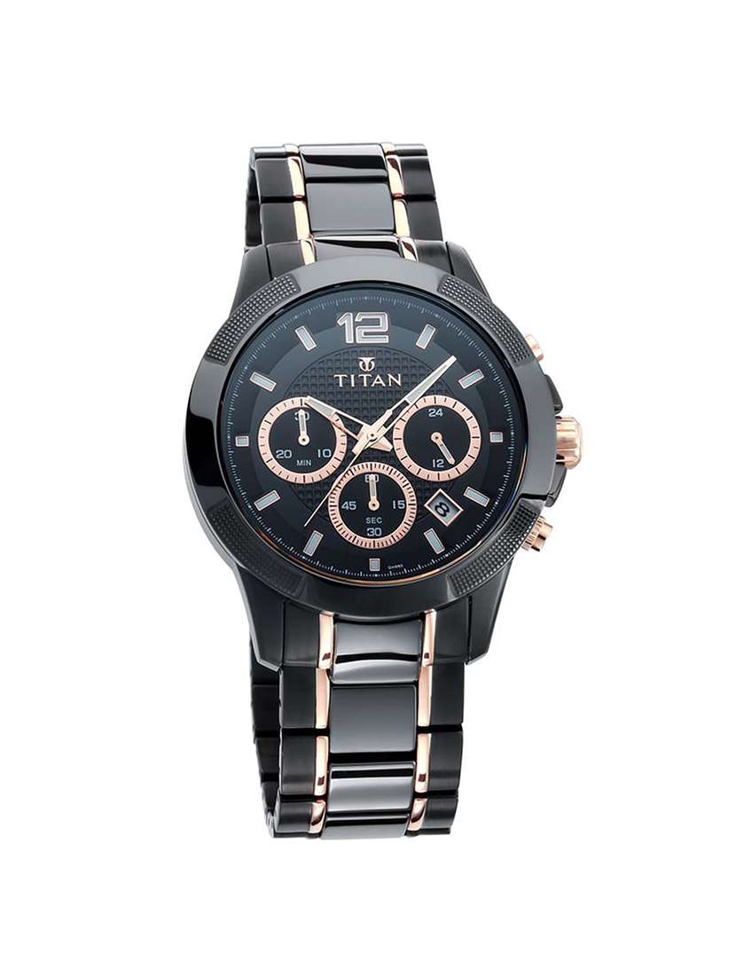 titan classique retrogrades chronograph watch-90101sm01