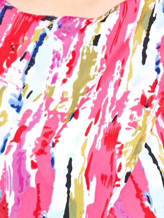 abstract printed layered top - 15441987 - Standard Image - 3