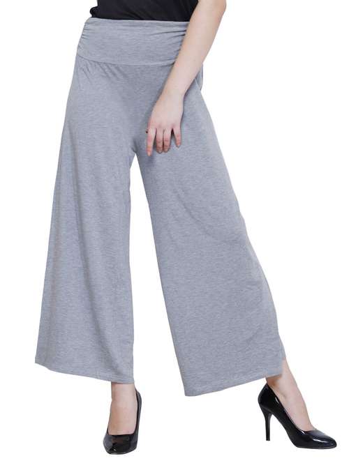 ruched detail straight palazzo - 15449272 - Standard Image - 0