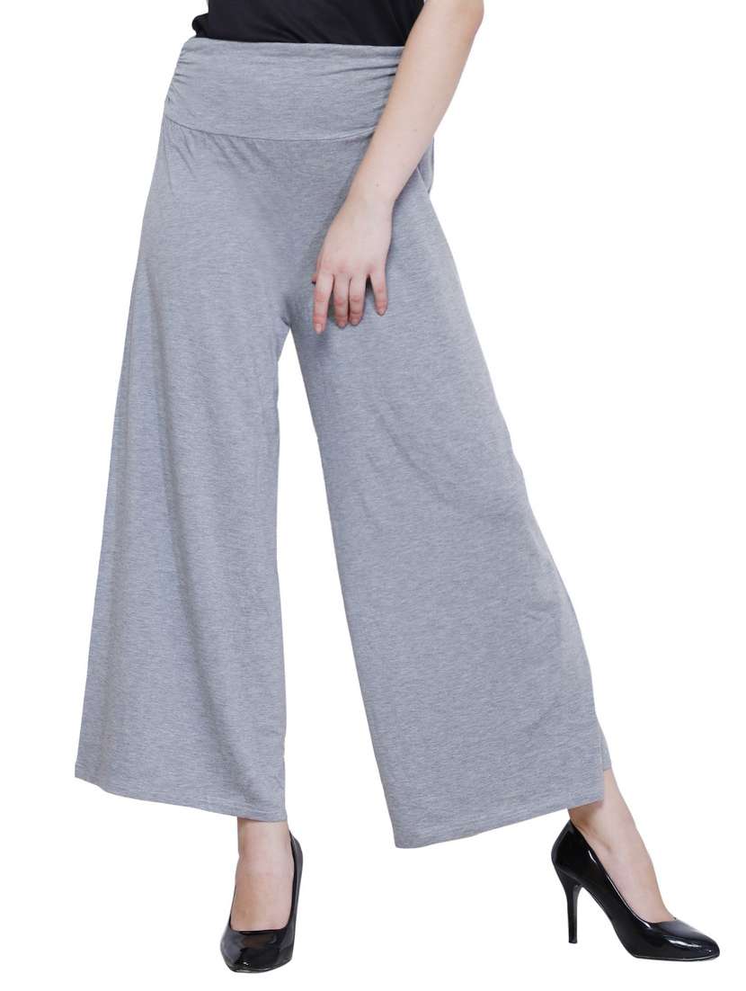 ruched detail straight palazzo - 15449272 - Zoom Image - 0