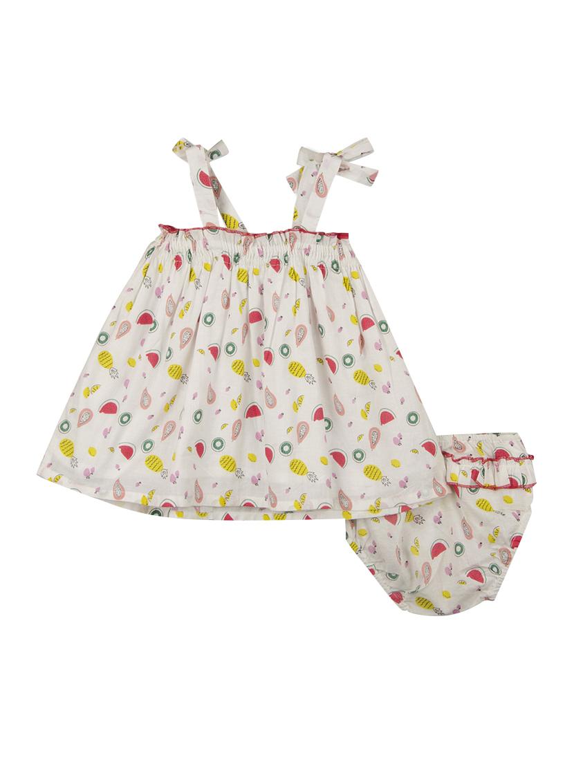 pink cotton twin set - 15449689 -  Zoom Image - 0