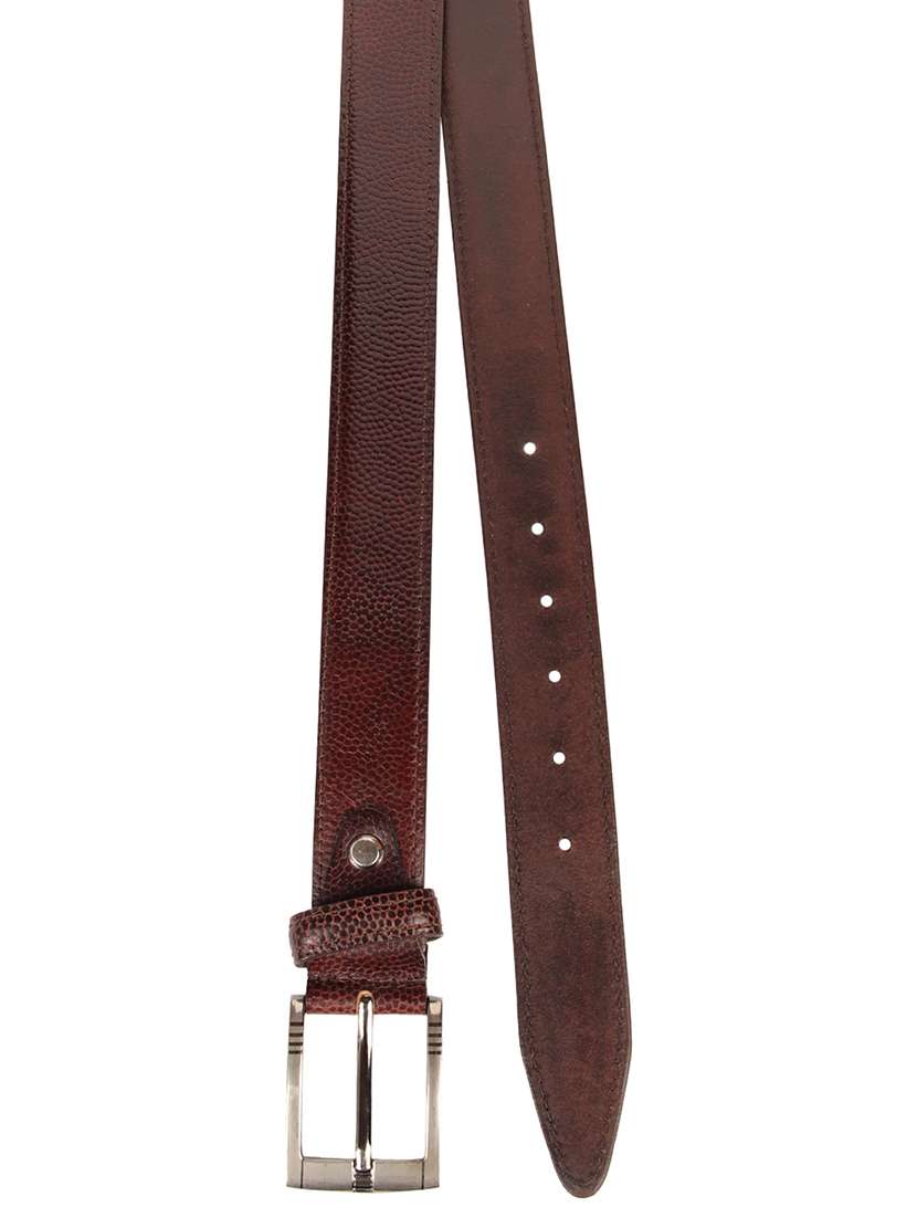 brown leather belt - 15450925 - Standard Image - 3