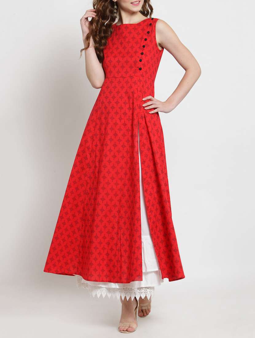 women's front slit kurta