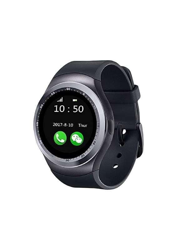 zoom star y1 black smart watch- tld551