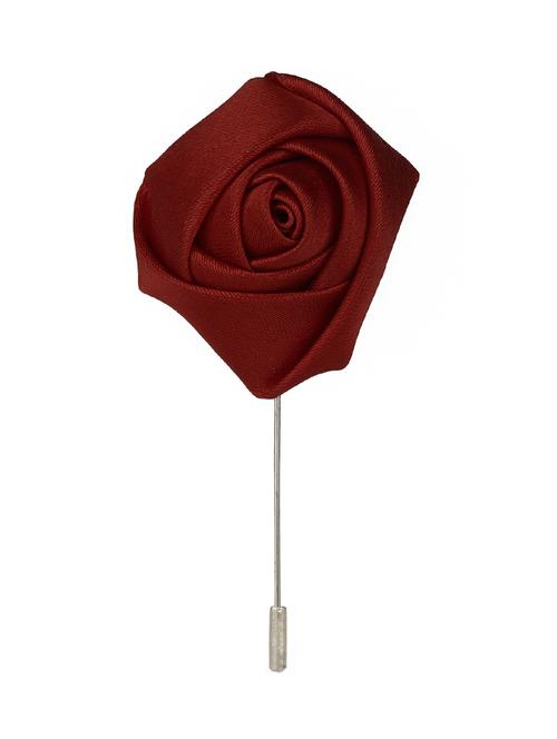 maroon micro fibre lapelpin - 15465929 - Standard Image - 0