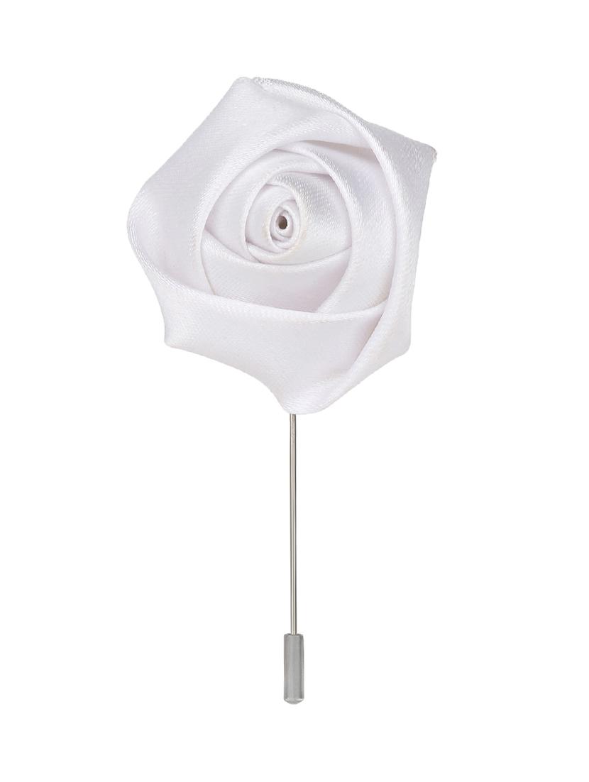 white micro fibre lapelpin - 15465932 -  Zoom Image - 0