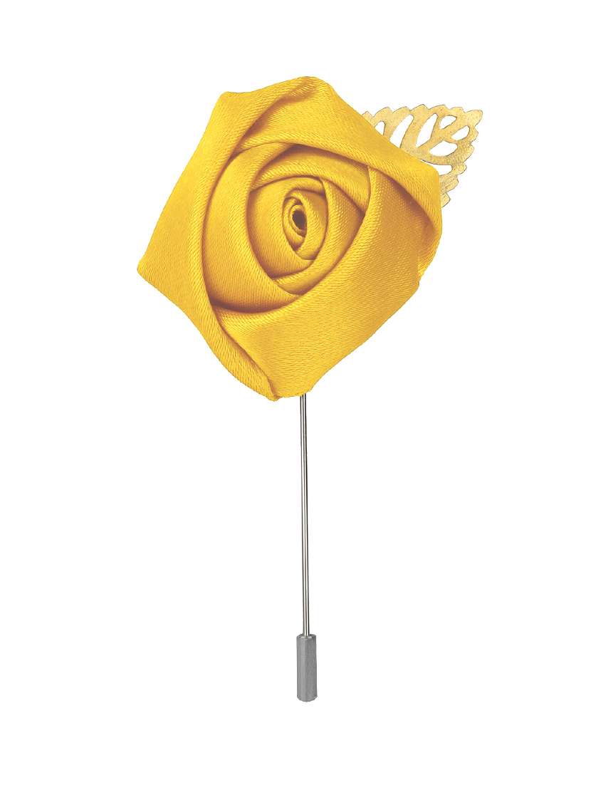 yellow fabric lapelpin - 15465947 -  Zoom Image - 0