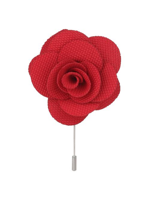 red micro fibre lapelpin - 15465953 - Standard Image - 0