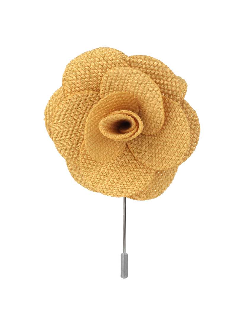 yellow fabric lapelpin - 15465955 -  Zoom Image - 0